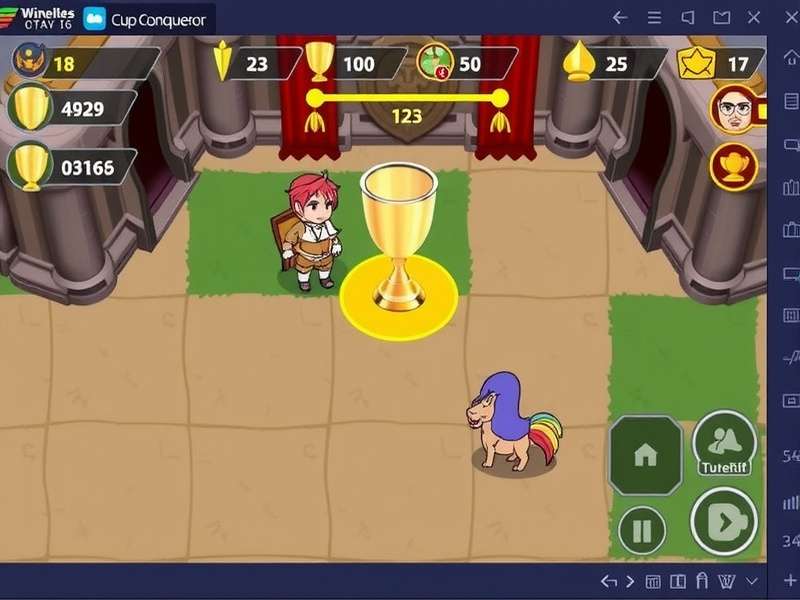 Cup Conqueror Battle Interface